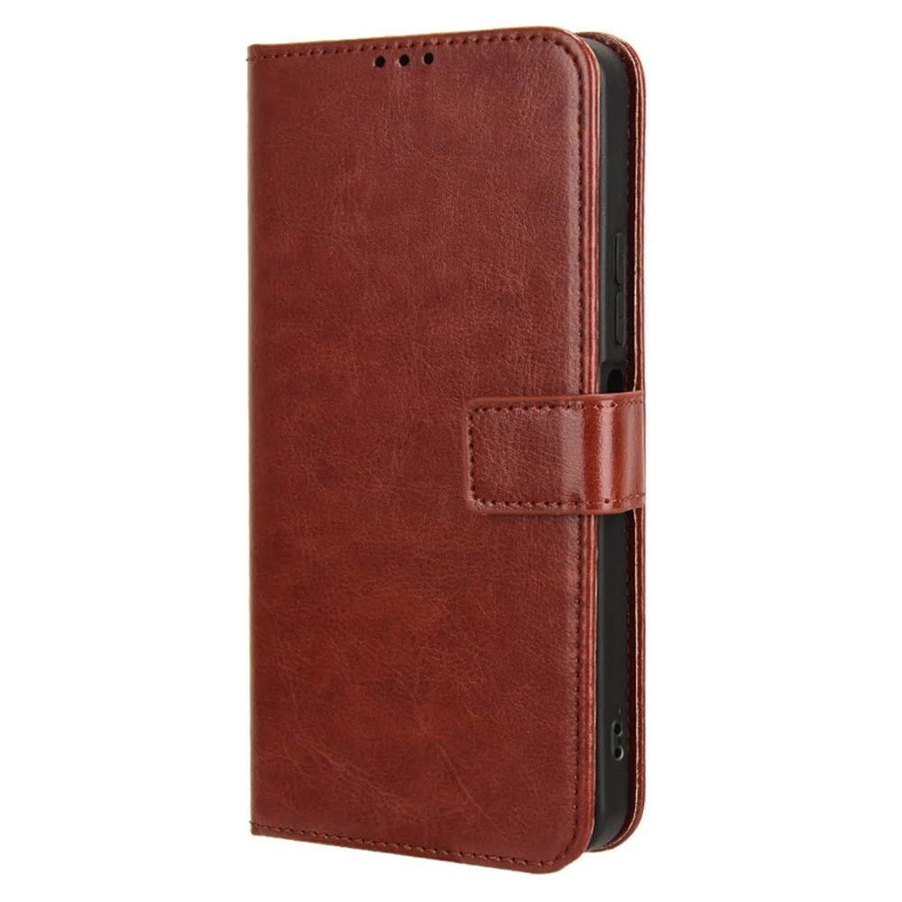 EIDERWOOD Xiaomi Redmi 13C (5G) Kunstskinn Flip Deksel m. Strop – Brun v:4306978 EIDERWOOD Xiaomi Redmi 13C (5G) Kunstskinn Flip Deksel m. Strop – Brun v:4306978