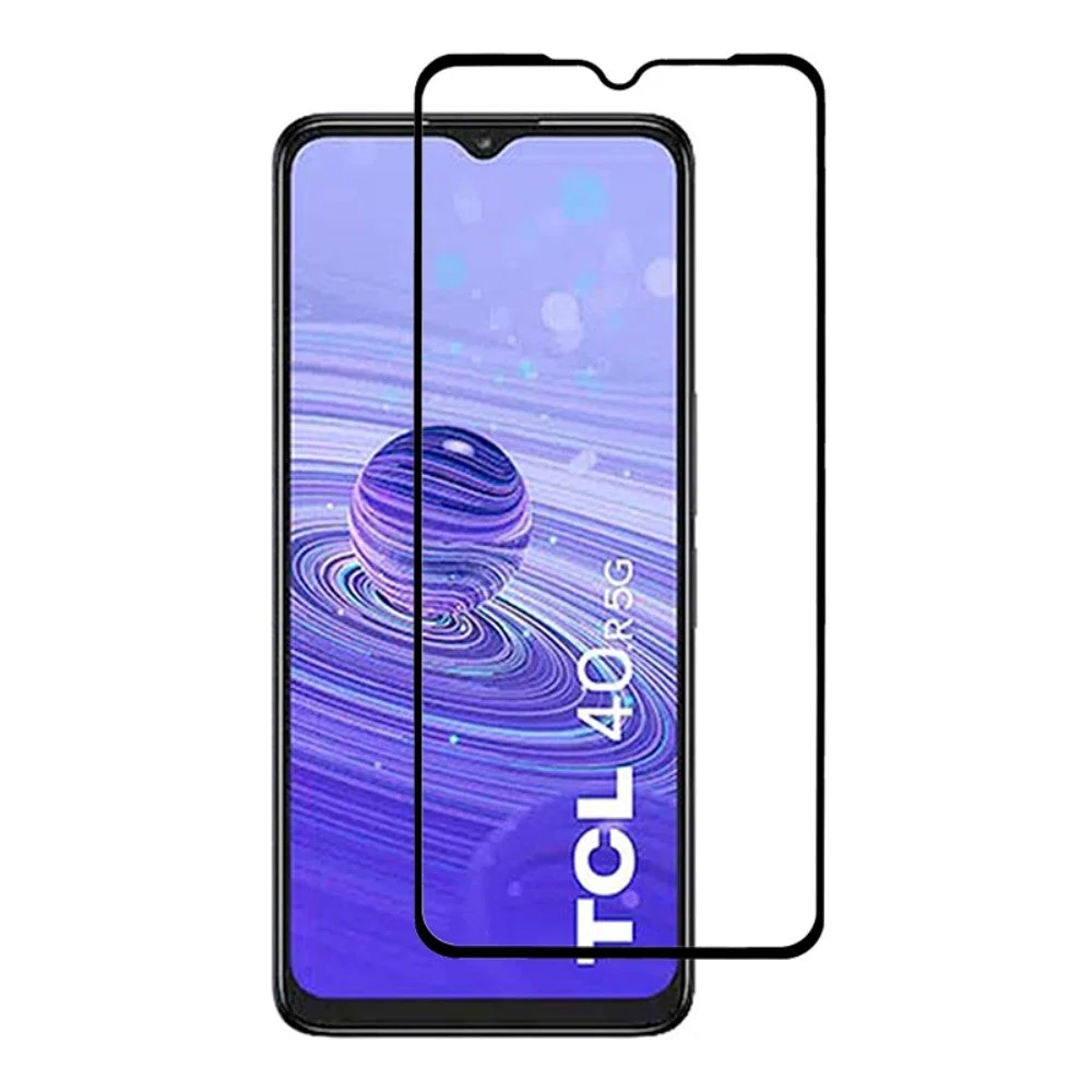 TCL 40R 5G Skjermbeskytter i Glass – Full Fit – Svart Kant v:6382392 TCL 40R 5G Skjermbeskytter i Glass – Full Fit – Svart Kant v:6382392
