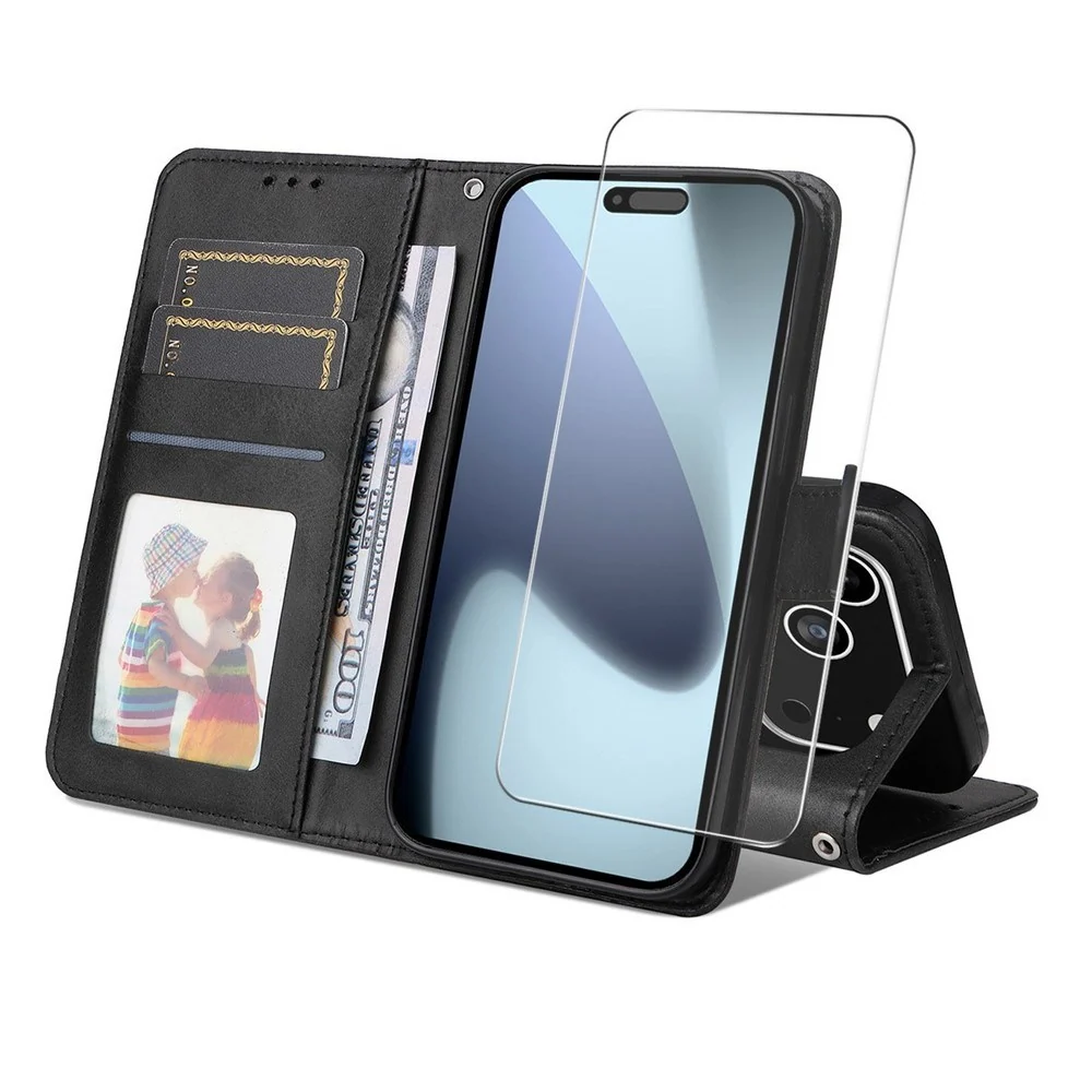 EIDERWOOD iPhone 18 Pro Max / 17 Pro Max 2-i-1 Kunstskinn Flip Deksel v:7583443
