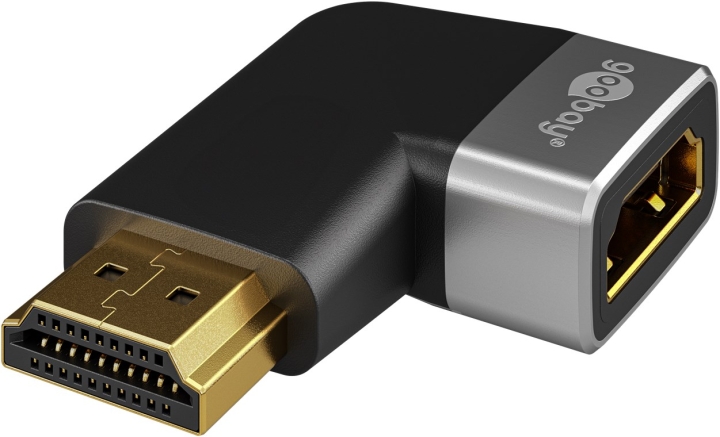 Goobay HDMI™ vinkeladapter 270° horisontal, 8K/60Hz HDMI™-kontakt (type A) > HDMI™-kontakt (type A) 270° v:3920401