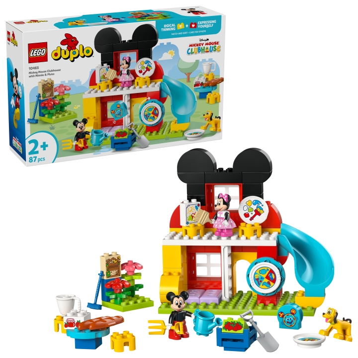 LEGO DUPLO Disney™ – Mikke Mus-klubbhuset med Minni og Pluto (10465) v:6524073