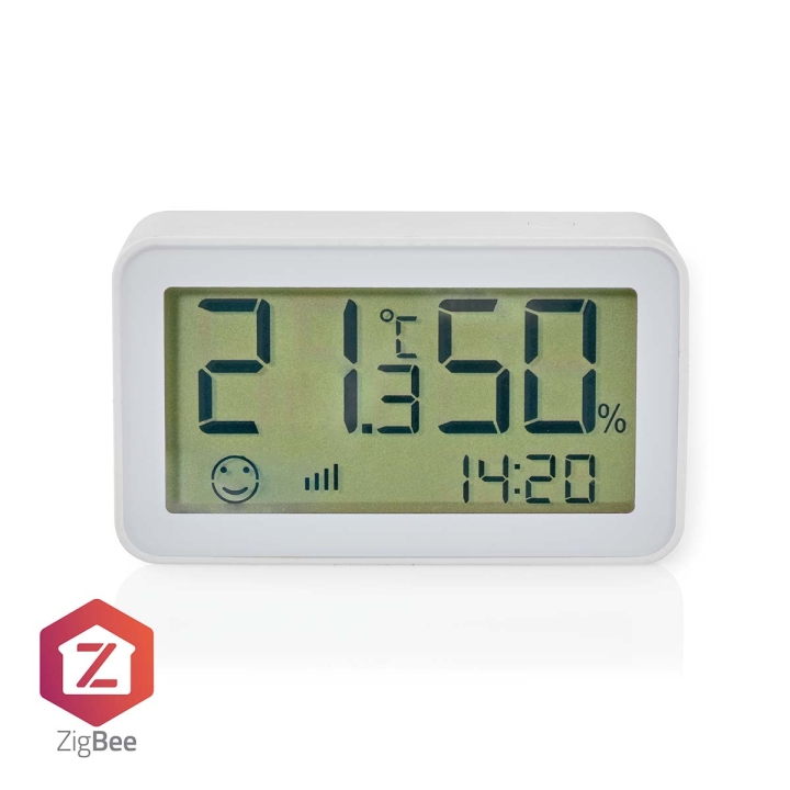 Nedis SmartLife Klimasensor | Zigbee 3.0 | Batteri drevet | Android™ / IOS | Hvit v:7650511