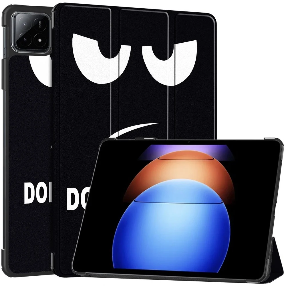 EIDERWOOD Xiaomi Pad 6S Pro Tri-Fold Deksel i Kunstskinn med Sleep-Fun v:2618174