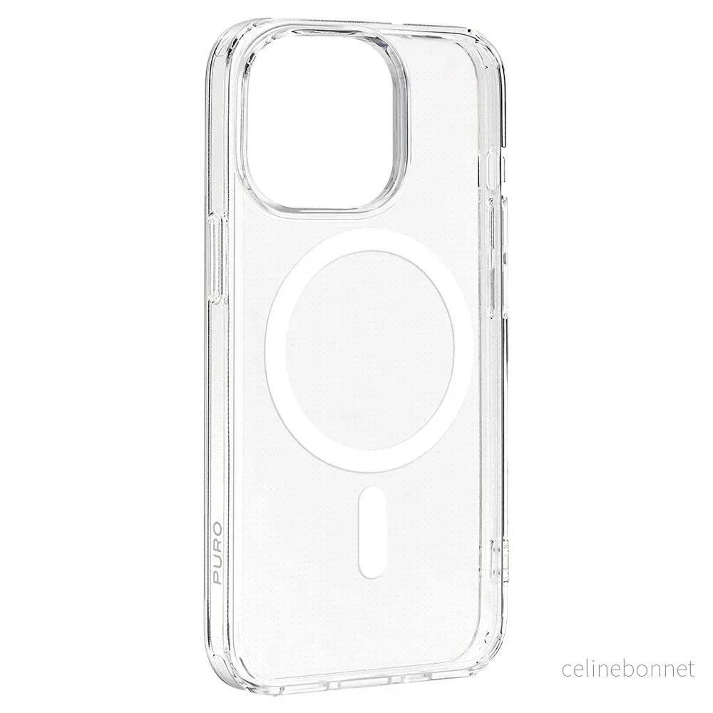 iPhone 15 Pro Puro Lite Mag Deksel – MagSafe-Kompatibel – Gjennomsikti v:1272545