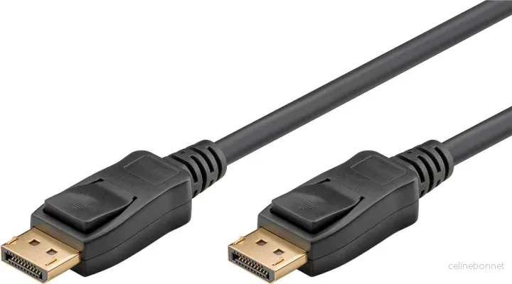 Goobay DisplayPort™-tilkoblingskabel 2.1, Displayport™-plugg > Displayport™-plugg, 1 m v:9178865