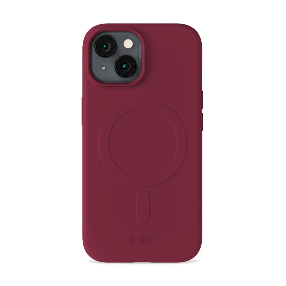 Holdit iPhone 17e / 16e / 15 / 14 / 13 Soft MagSafe Case – Red Velvet v:415058 Holdit iPhone 17e / 16e / 15 / 14 / 13 Soft MagSafe Case – Red Velvet v:415058