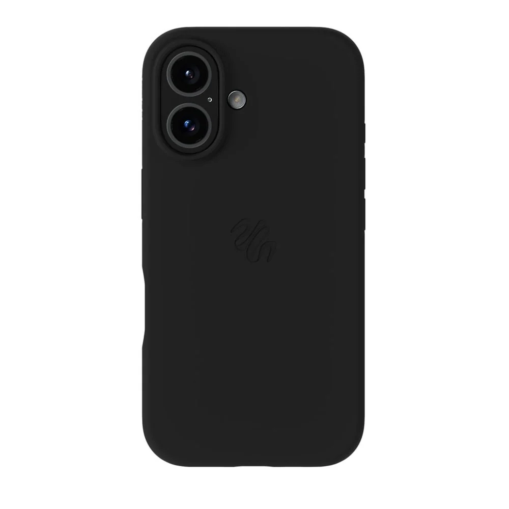 iPhone 16 Holdit Soft Touch MagSafe Silikon Deksel - Black v:4477096