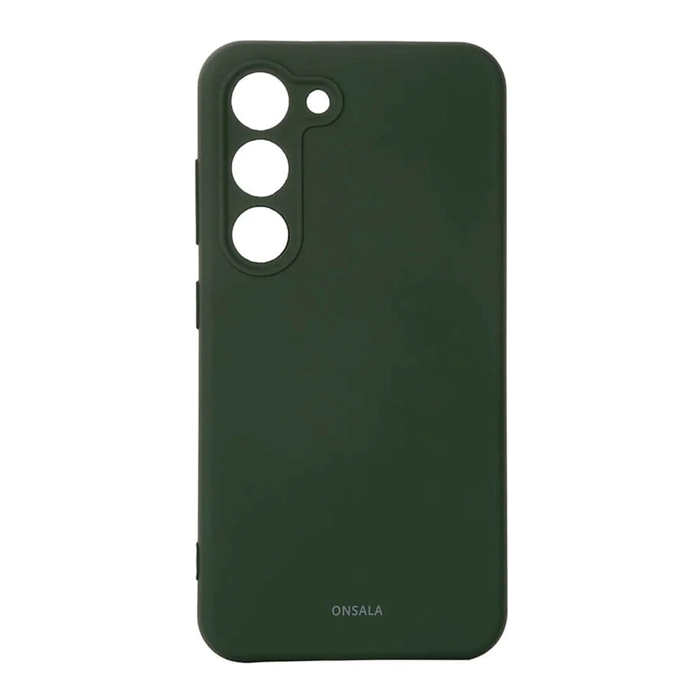 Samsung Galaxy S23 Onsala Silikon Deksel - Mørkegrønn v:4611414