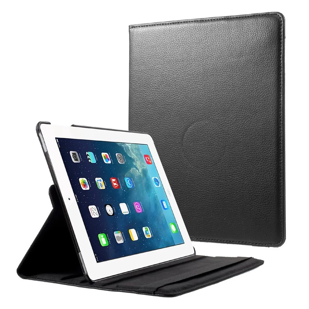 EIDERWOOD iPad 4 / 3 / 2 Kunstskinn Flip Deksel m. Strikk & Roterbar F v:2808175 EIDERWOOD iPad 4 / 3 / 2 Kunstskinn Flip Deksel m. Strikk & Roterbar F v:2808175