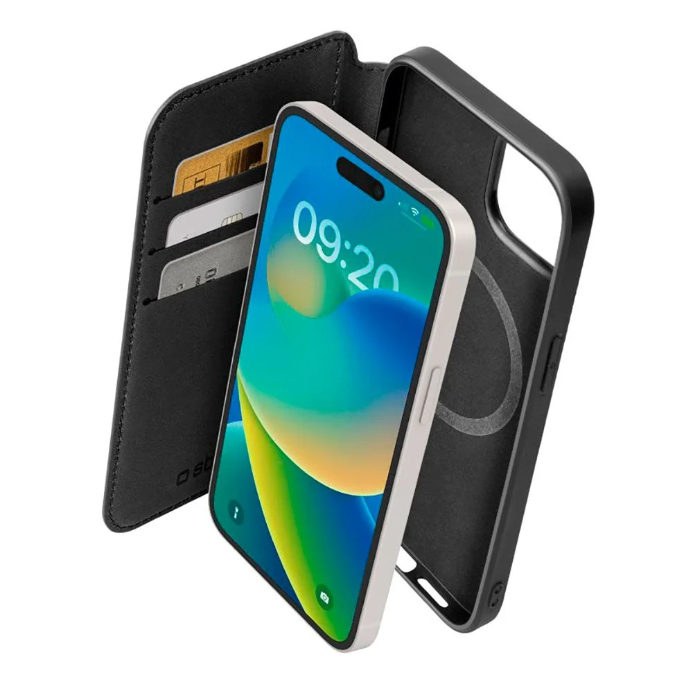 iPhone 15 SBS Wallet Mag Deksel – MagSafe Kompatibel – Svart v:8674647 iPhone 15 SBS Wallet Mag Deksel – MagSafe Kompatibel – Svart v:8674647
