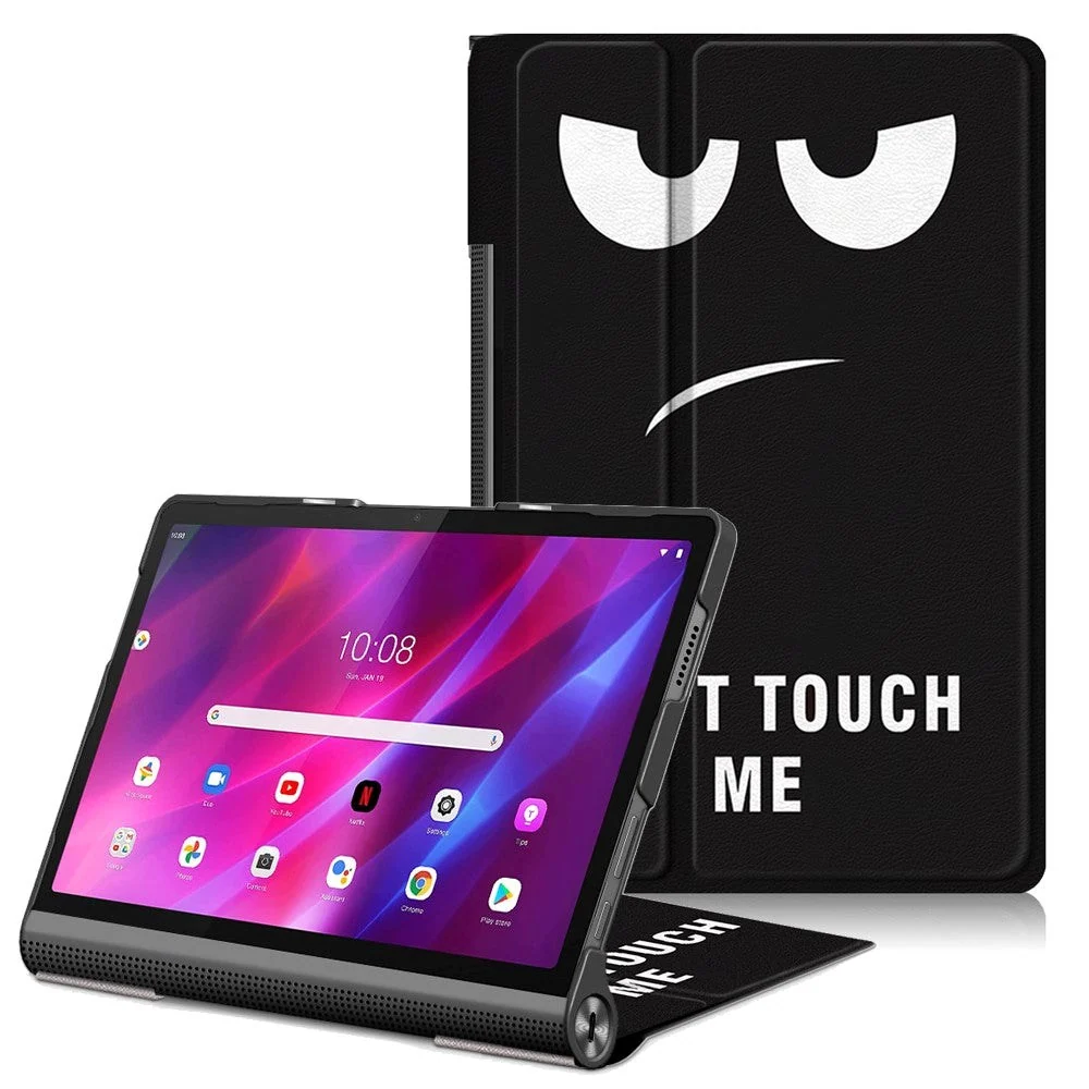 Lenovo Yoga Tab 11 Flip Deksel med Ståfunksjon – "Don't Touch Me" v:3586348 Lenovo Yoga Tab 11 Flip Deksel med Ståfunksjon – "Don't Touch Me" v:3586348