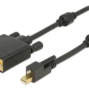 DeLOCK Kabel mini DisplayPort 1.2 m/skrue>DVI hann 4K Active 2 m v:3128427 DeLOCK Kabel mini DisplayPort 1.2 m/skrue>DVI hann 4K Active 2 m v:3128427
