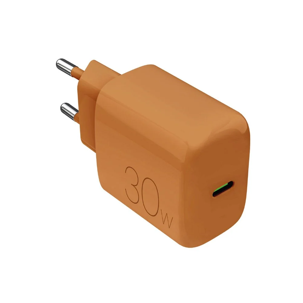 Puro Pro Lite Vegglader 30W med 1 x USB-C & Power Delivery – Oransje v:2690276 Puro Pro Lite Vegglader 30W med 1 x USB-C & Power Delivery – Oransje v:2690276