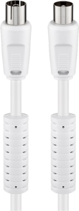 Goobay Antennekabel med ferritt (80 dB), dobbeltskjermet koaksialplugg > koaksialplugg (helskjermet), 10 m v:5333825 Goobay Antennekabel med ferritt (80 dB), dobbeltskjermet koaksialplugg > koaksialplugg (helskjermet), 10 m v:5333825