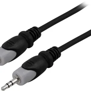 DELTACO lydkabel, 3,5mm output-output,1m v:3156089 DELTACO lydkabel, 3,5mm output-output,1m v:3156089