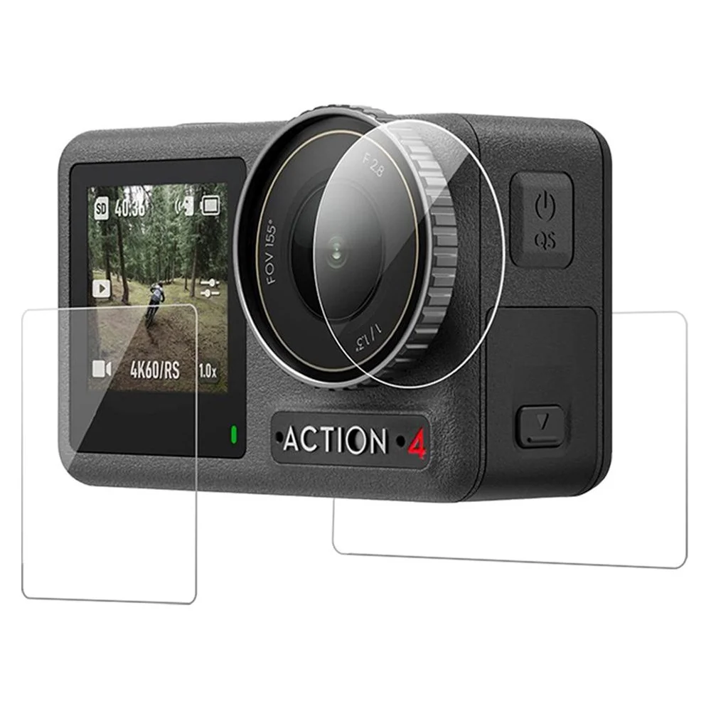 TELESIN DJI Osmo Action 3 / 4 Skjermbeskytter i Herdet Glass – Gjennom v:5525889 TELESIN DJI Osmo Action 3 / 4 Skjermbeskytter i Herdet Glass – Gjennom v:5525889
