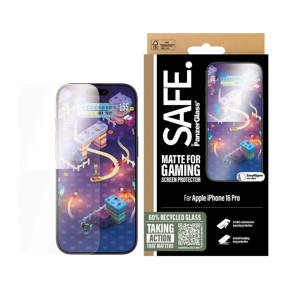 SAFE by PanzerGlass iPhone 16 Pro Ultra-Wide Fit Skjermbeskyttelsesgla v:6746727 SAFE by PanzerGlass iPhone 16 Pro Ultra-Wide Fit Skjermbeskyttelsesgla v:6746727