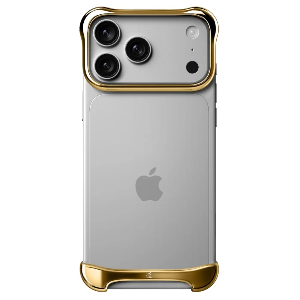 iPhone 18 Pro Arc Pulse Aluminum Bumper Deksel – Gold v:7057197