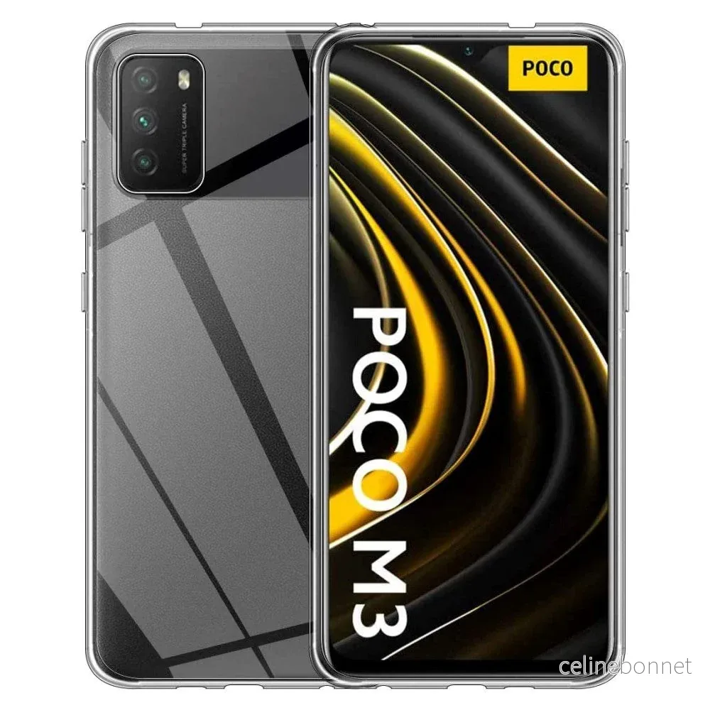 Xiaomi Poco M3 Fleksibelt Plastdeksel - Gjennomsiktig v:5053216