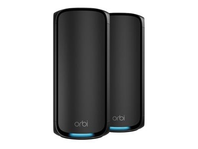 Netgear Orbi 970 Series Quad-band WiFi 7 Mesh 2-Pack, Black Edition Netgear v:2427223