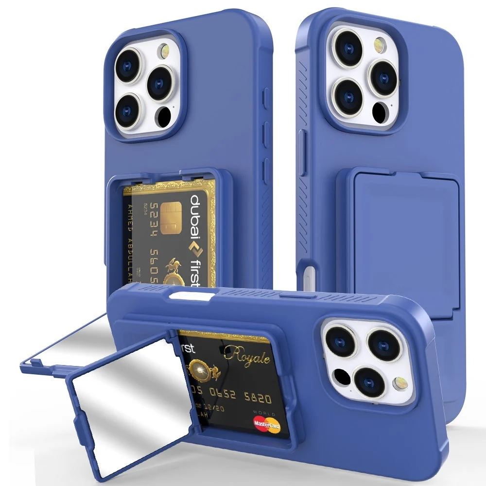 EIDERWOOD iPhone 16 Pro Fleksibelt Plast Deksel med Kortholder & Inneb v:8013785 EIDERWOOD iPhone 16 Pro Fleksibelt Plast Deksel med Kortholder & Inneb v:8013785