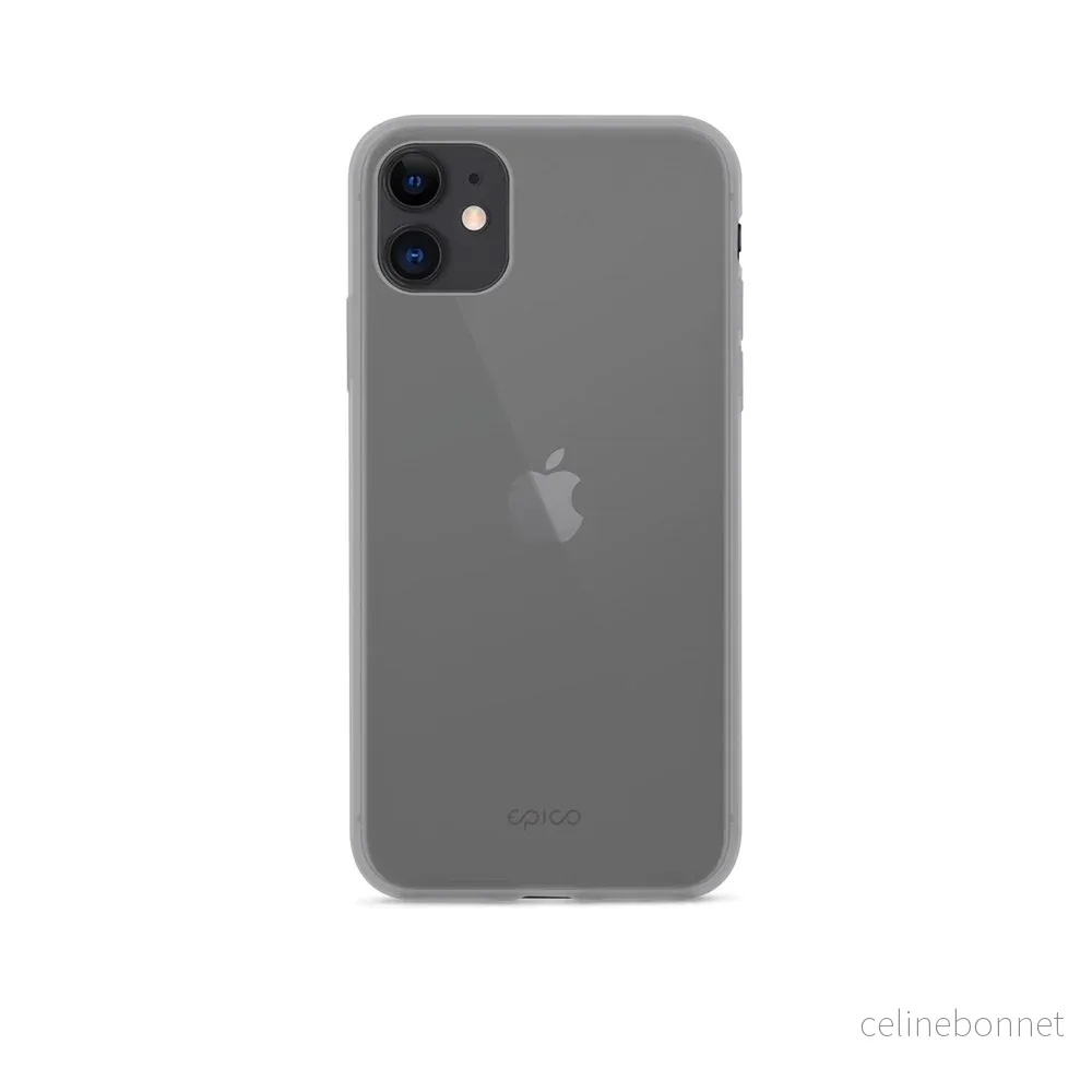 iPhone 11 Epico Silikon Deksel – Gjennomsiktig / Svart v:5433450 iPhone 11 Epico Silikon Deksel – Gjennomsiktig / Svart v:5433450