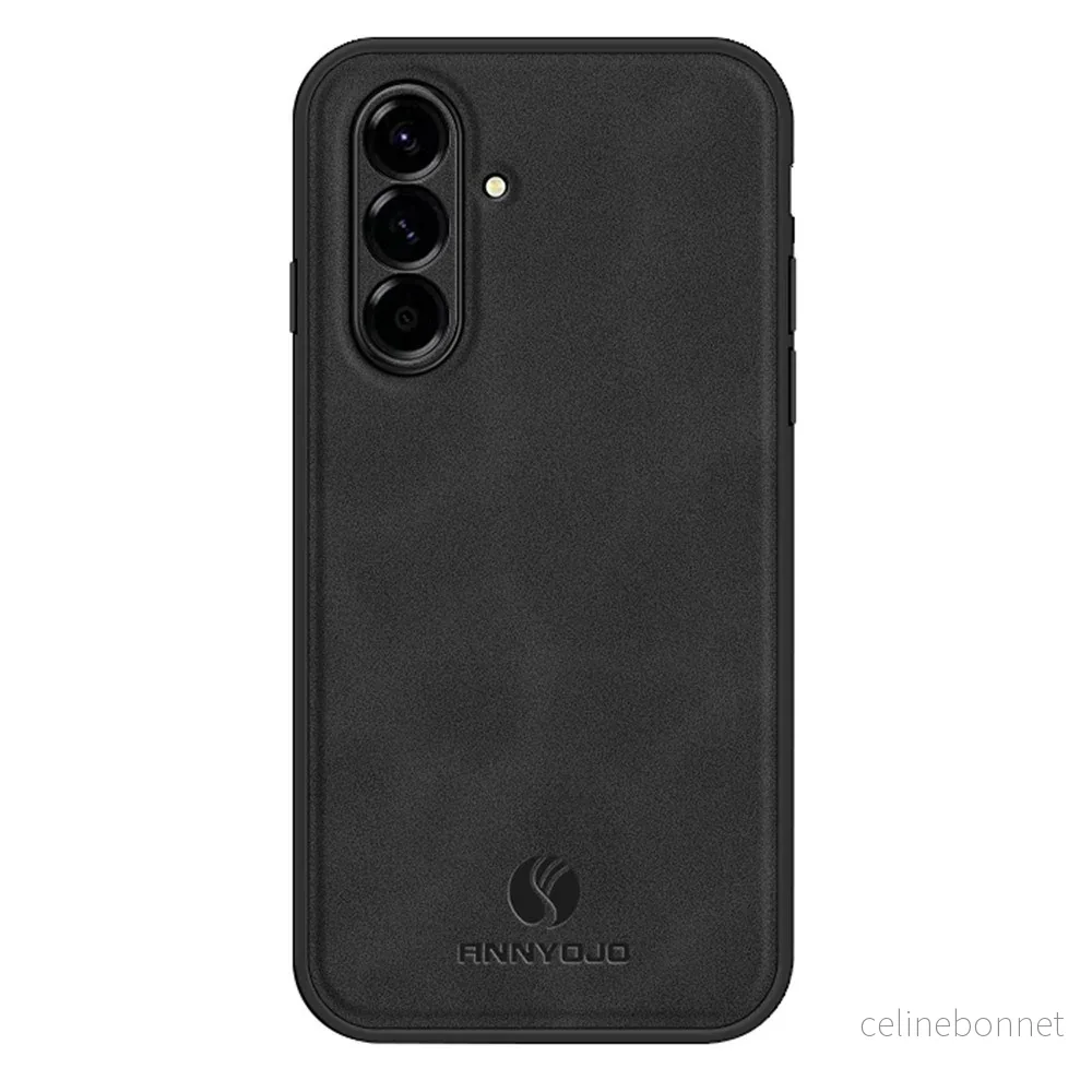 Samsung Galaxy A27 EIDERWOOD Hybrid Deksel med Kunstskinn – Svart v:2505345
