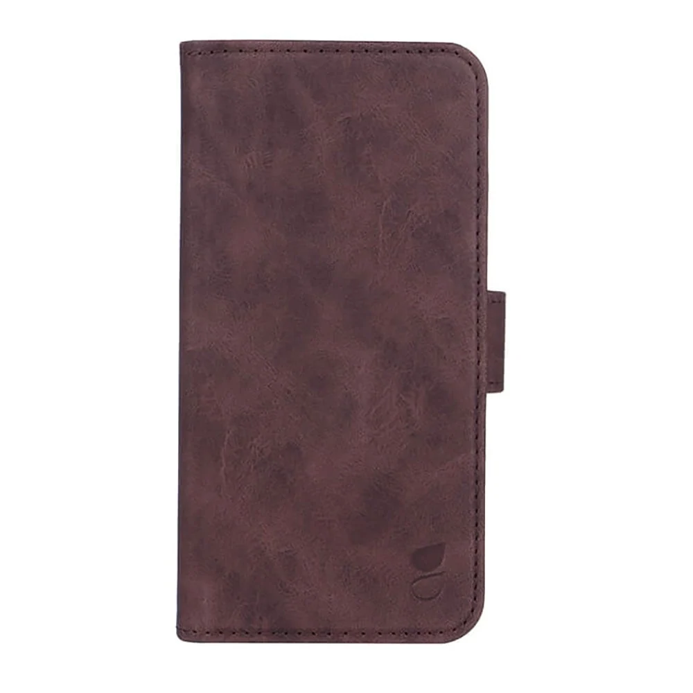 GEAR iPhone 14 Pro Wallet – Flippdeksel i PU Skinn med Lommebok – Brun v:8575350