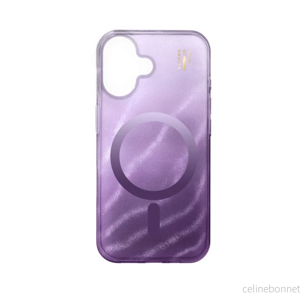 iPhone 16 iDeal Of Sweden Clear Deksel - MagSafe Kompatibel - Amethyst v:9350356