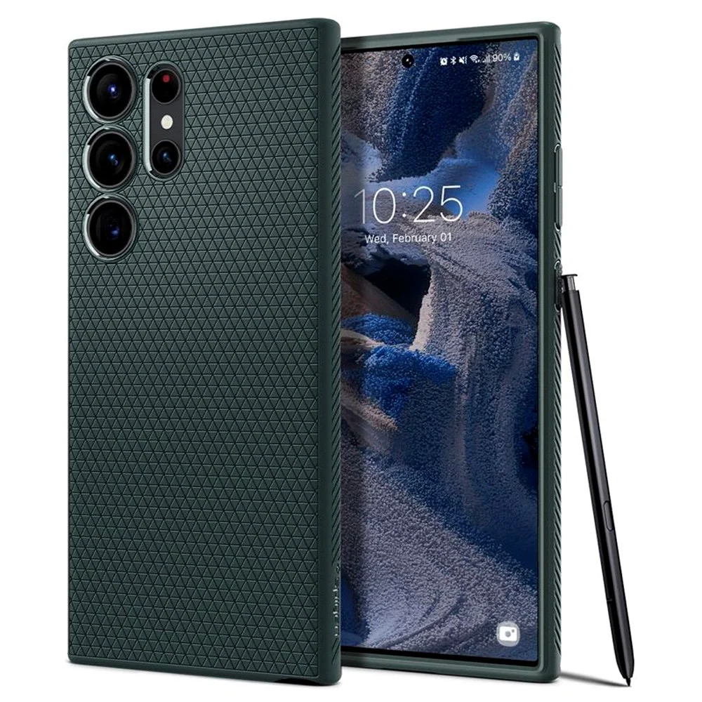 Samsung Galaxy S23 Ultra Spigen Liquid Air – Fleksibelt Plast Deksel – v:540598