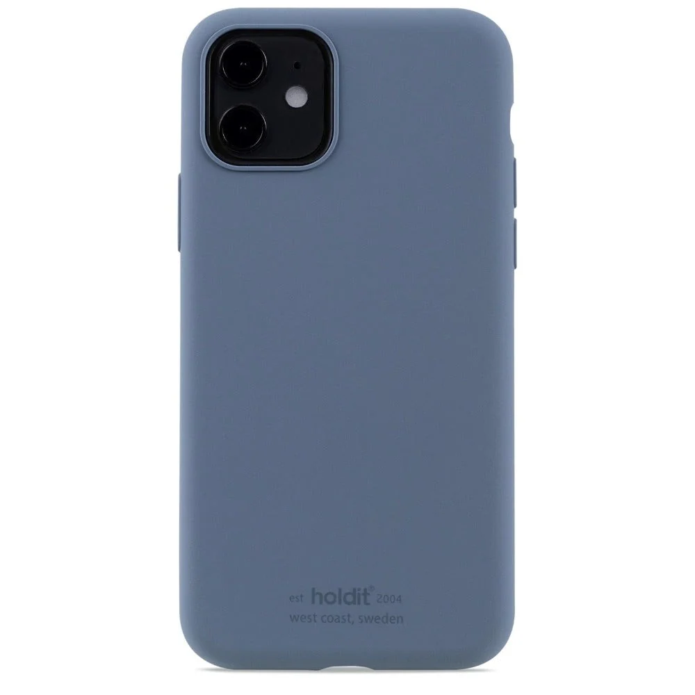 Holdit iPhone 11 Soft Touch Silikon Deksel – Pacific Blå v:2220024