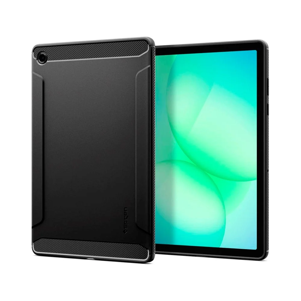 Samsung Galaxy Tab A11+ (Plus) Spigen Rugged Armor Deksel – Svart v:227968 Samsung Galaxy Tab A11+ (Plus) Spigen Rugged Armor Deksel – Svart v:227968