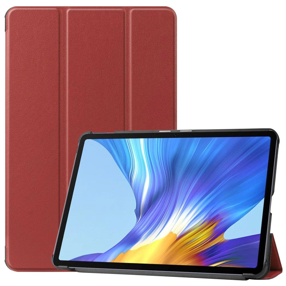Huawei MatePad 10.4 Tri-Fold Skinndeksel -Brun v:7367604 Huawei MatePad 10.4 Tri-Fold Skinndeksel -Brun v:7367604