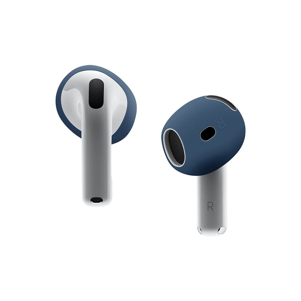 Silikon Deksel for Apple AirPods (5. & 4. Gen.) Ørepropper – Blå v:4693341 Silikon Deksel for Apple AirPods (5. & 4. Gen.) Ørepropper – Blå v:4693341