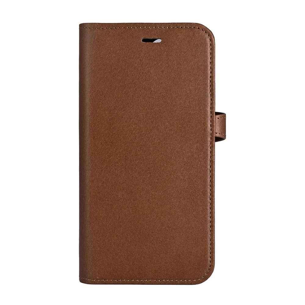 iPhone 16 Buffalo 2-i-1 Magnet Flip-Deksel i Ekte Skinn med Lommebok - v:2658333
