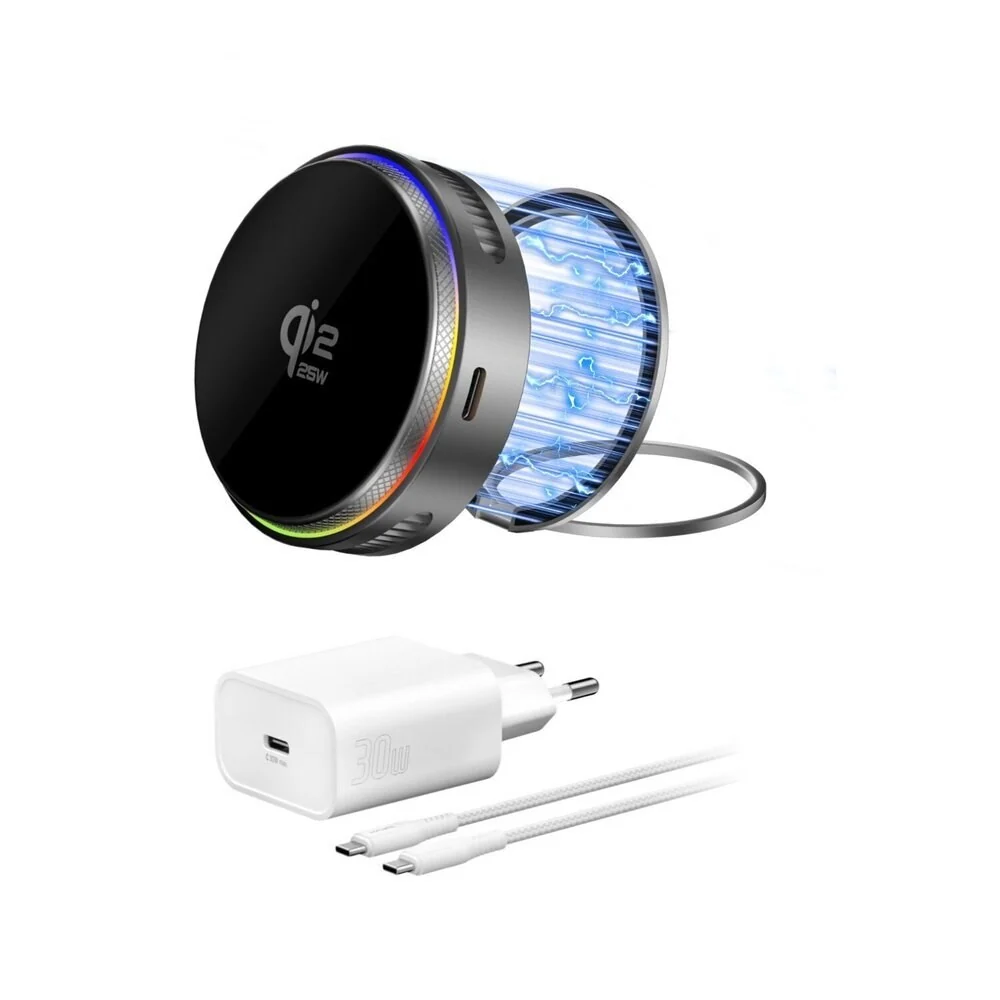 4smarts Ladesett – MagSafe Lader / Vegglader / Kabel – Hvit v:2789963 4smarts Ladesett – MagSafe Lader / Vegglader / Kabel – Hvit v:2789963