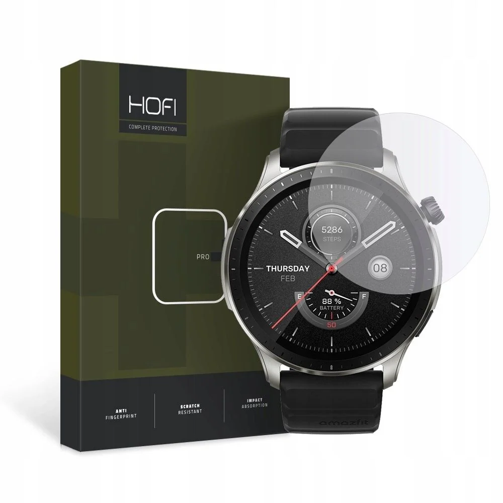 Amazfit GTR 4 HOFI Glass Pro+ Skjermbeskytter – Gjennomsiktig v:868860 Amazfit GTR 4 HOFI Glass Pro+ Skjermbeskytter – Gjennomsiktig v:868860
