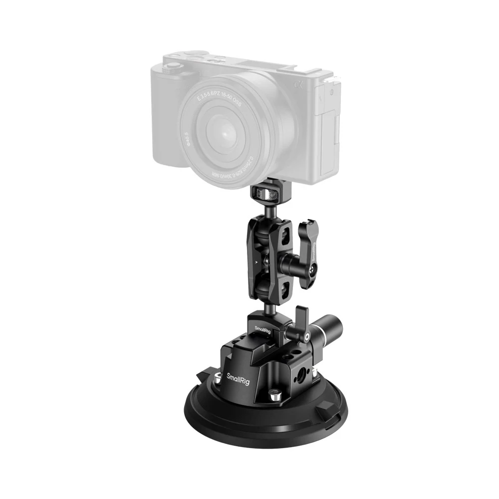 SmallRig 4236 4" Sugekopp Kameramonteringssett for Kjøretøy – Svart v:3684071