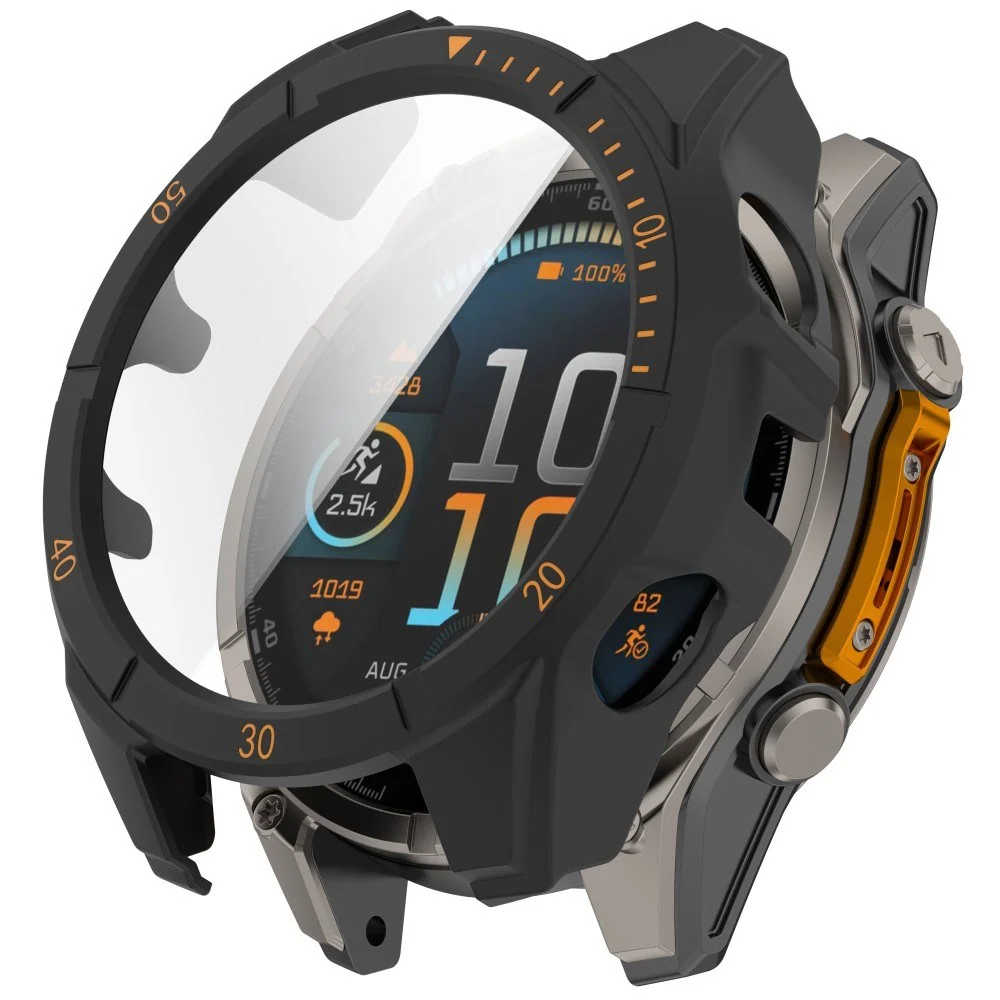 Garmin Tactix 8 AMOLED (51mm) Hardt Plast Deksel m. Beskyttelsesglass v:8973459 Garmin Tactix 8 AMOLED (51mm) Hardt Plast Deksel m. Beskyttelsesglass v:8973459