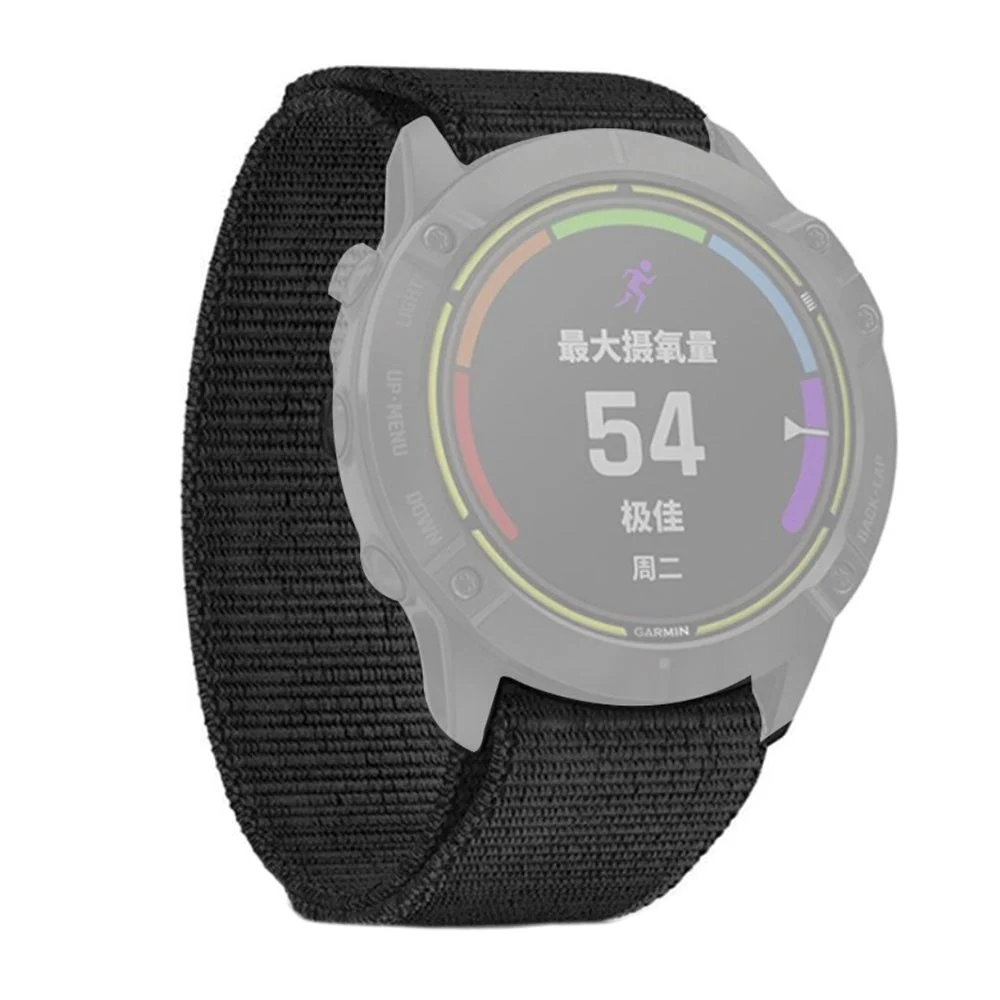 Universal Garmin 20mm Nylonreim - Svart v:8701353