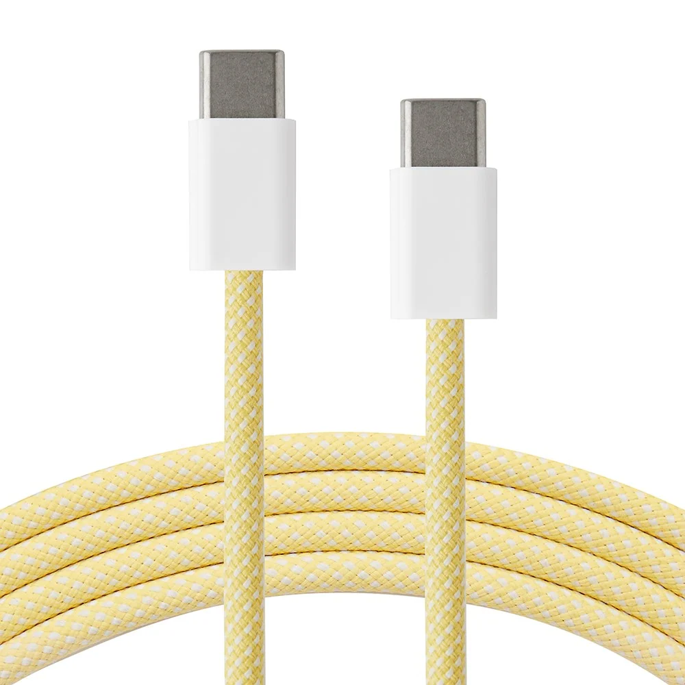 Xceed Braided USB-C til USB-C PD 60W - 1m - Gul v:5210682