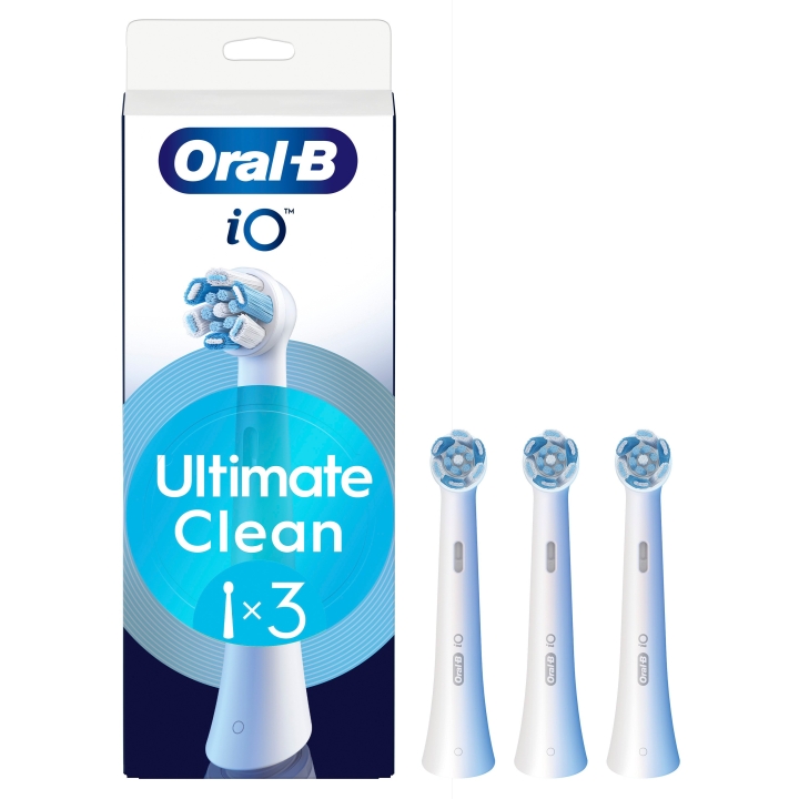 Oral B Oral-B iO Series Ultimate Clean erstatningsbørstehoder - hvite - 3 stk v:5895592