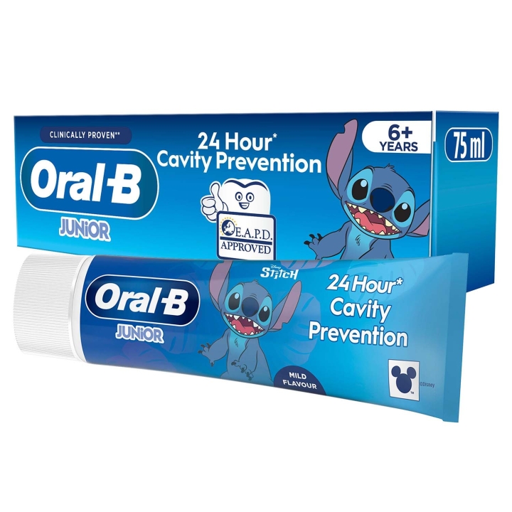 Oral B Tandkräm Junior Pro Stitch 75ml 6+ år v:5699058 Oral B Tandkräm Junior Pro Stitch 75ml 6+ år v:5699058